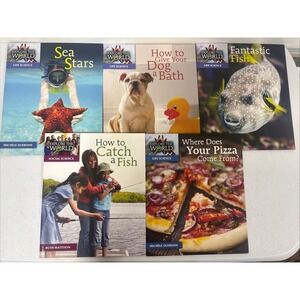 Lot Of 5 Explore The World Life Science Books Sea Stars How To‎ Catch A Fish …….